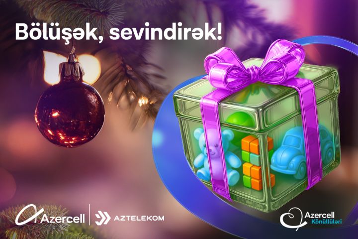 “Azercell Könüllüləri” uşaqlara bayram sevinci yaşadıb